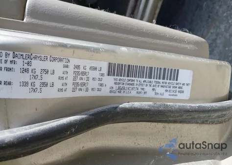 2004 Jeep Grand Cherokee Limited из США, поврежденный, VIN 1J8GW58J14C107174